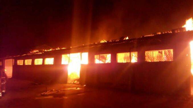 Incendiu in ferma