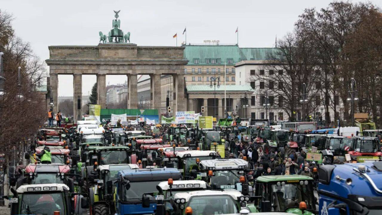 tractoare in Berlin